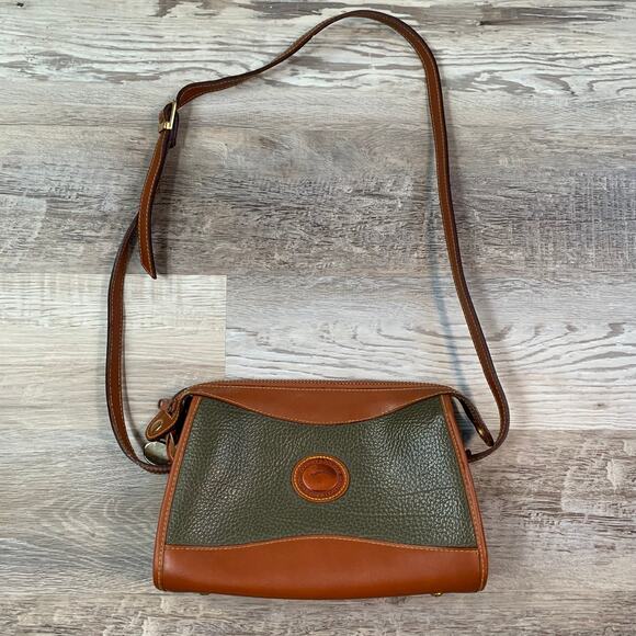 Dooney & Bourke Handbags - Vintage Dooney & Bourke All-Weather Leather Crossbody Bag